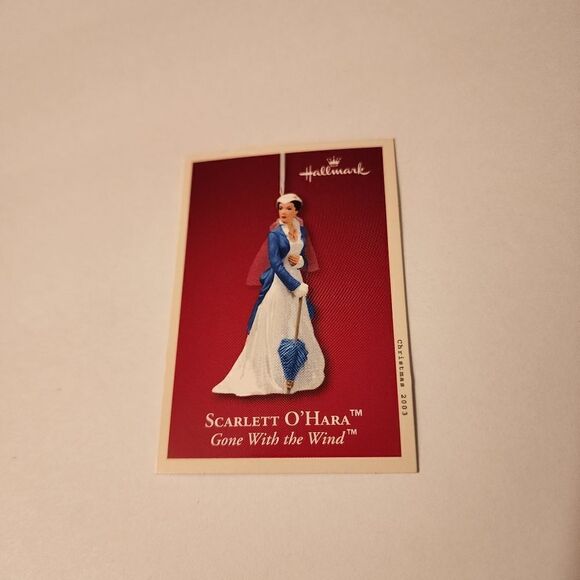 Hallmark Keepsake Ornament Scarlett O'Hara from Gone with the Wind Series 2003 - Picture 7 of 8